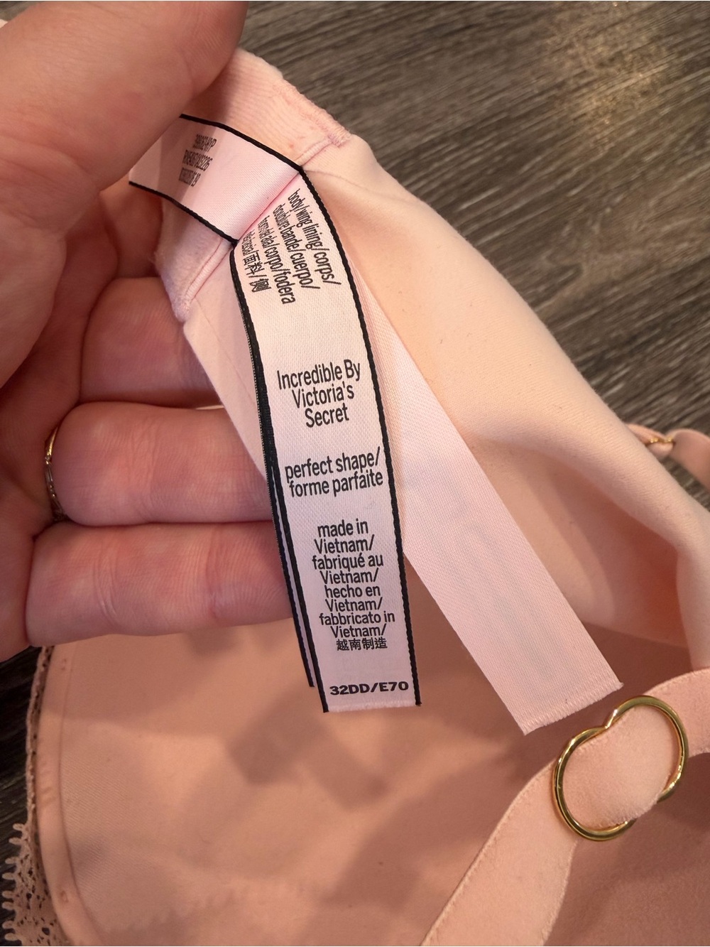 Pink Perfect Shape Bra - Picture 3 of 3